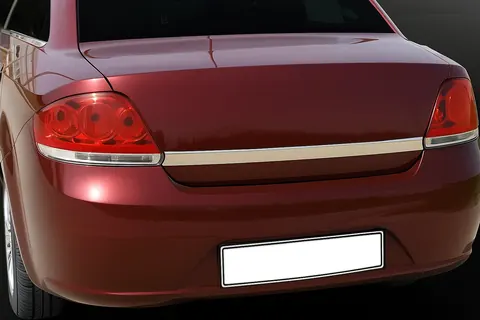 Накладка на кришку багажника 2006-2012 (нерж) Без дірки під ключ для Fiat Linea рр — Fiat Linea 2006-2018 гг. DianaParts