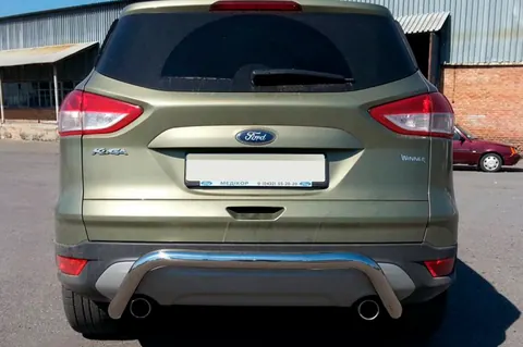 Задня дуга AK007 (нерж) для Ford Kuga 2008-2013 рр — Ford Kuga 2008-2013 гг. DianaParts