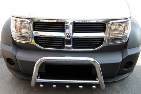 Передня дуга QT006 (нерж.) для Dodge Nitro 2006-2011 рр — Dodge Nitro 2006-2011 гг. DianaParts