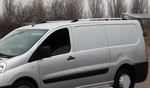Рейлінги ХРОМ Коротка, пластикові ніжки для Peugeot Expert 2007-2016 рр — Peugeot Expert 2007-2016 гг. DianaParts