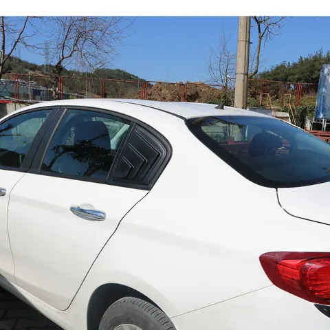 Накладки на задні вікна EuroCap (2 шт, ABS) для Fiat Tipo 2016- рр — Fiat Tipo 2016- гг. DianaParts