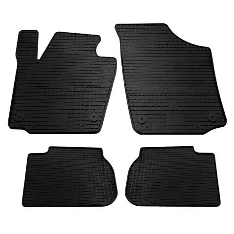 Гумові килимки (4 шт, Stingray Premium) для Skoda Rapid 2012-2019 рр — Skoda Rapid 2012-2019 гг. DianaParts