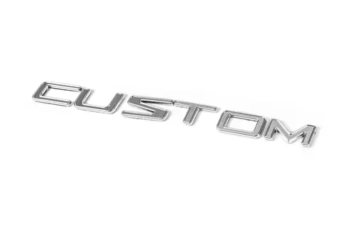 Напис Custom (180 на 13 мм) для Ford Custom 2013-2022 рр — Ford Custom 2013-2022 гг. DianaParts