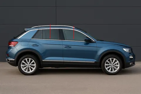 Окантовка вікон (4 шт, нерж) для Volkswagen T-Roc 2017-2025 рр — Volkswagen T-Roc 2017-2025 гг. DianaParts