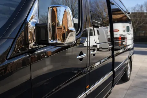 Накладки на дзеркала (2 шт) Carmos, Турецька сталь для Mercedes Sprinter W906 2006-2018 рр — Mercedes Sprinter W906 2006–2018 гг. DianaParts