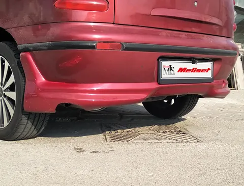 Накладка на задній бампер (Meliset, під покраску) для Fiat Bravo 2008-2016 рр — Fiat Bravo 2008-2016 гг. DianaParts