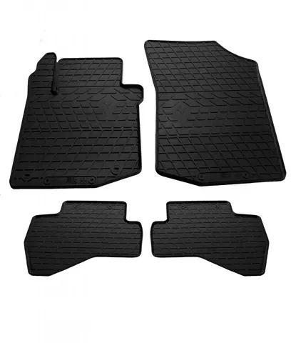 Гумові килимки (4 шт, Stingray Premium) для Peugeot 107 2005-2014 рр — Peugeot 107 2005-2014 гг. DianaParts