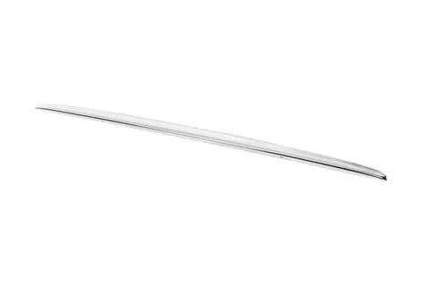 Накладка над номером Carmos (нерж) V-1 для Ауди A4 B6 2000-2004 рр — Audi A4 B6 2000-2004 гг. DianaParts