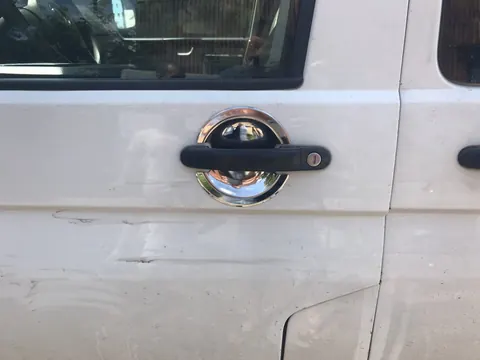 Накладки під ручки Carmos - Турецька сталь, 3 шт для Volkswagen Caddy 2015-2020 рр — Volkswagen Caddy 2015-2020 гг. DianaParts