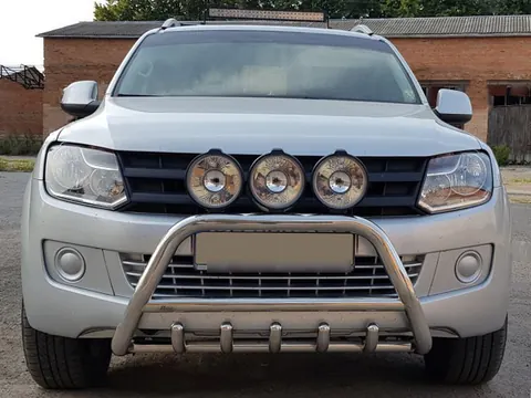 Кенгурятник WT003 (нерж) для Volkswagen Amarok 2010-2022 рр — Volkswagen Amarok 2010-2022 гг. DianaParts