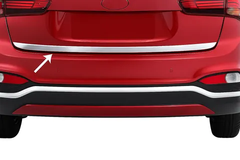 Кромка багажника 2018-2020 (нерж.) для Hyundai I-20 рр — Hyundai I-20 2014-2020 гг. DianaParts