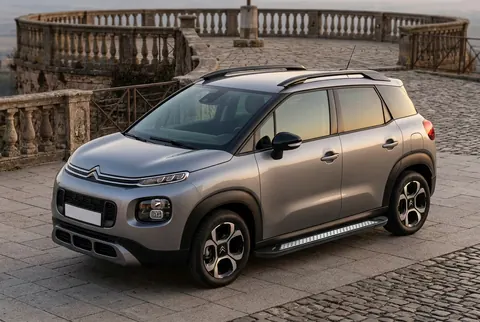 Бокові пороги Vision New Black (2 шт., Алюміній) для Citroen C-3 Aircross 2017-2024 рр — Citroen C-3 Aircross 2017-2024 гг. DianaParts