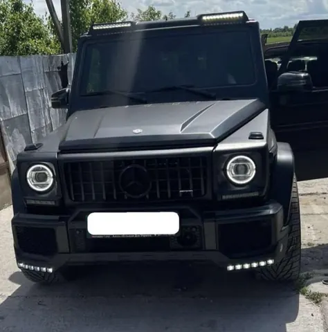 Накладка на передній бампер BRBS для Mercedes G сlass W463 1990-2018 рр — Mercedes G сlass W463 1990-2018 гг. DianaParts