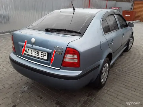 Кромка богажника (нерж.) для Skoda Octavia I Tour A4 1996-2010 рр — Skoda Octavia I Tour A4 1996-2010 гг. DianaParts