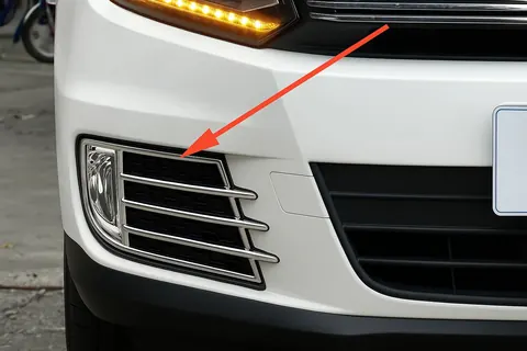 Накладки на протитуманки Libao 2011-2016 для Азіату (2 шт, пласт) для Volkswagen Tiguan рр — Volkswagen Tiguan 2007-2016 гг. DianaParts
