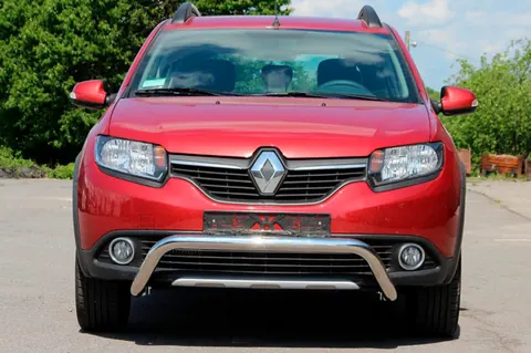 Передня дуга WT007 (нерж.) для Renault Sandero 2013-2022 рр — Renault Sandero 2013-2022 гг. DianaParts