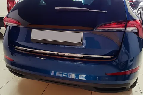 Кромка багажника OmsaLine (нерж.) для Skoda Scala 2018- рр — Skoda Scala 2018- гг. DianaParts