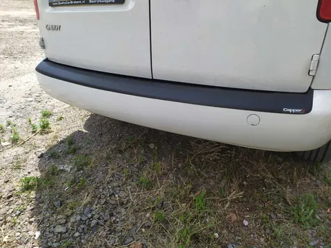 Накладка на задній бампер (ABS) для Volkswagen Caddy 2010-2015 рр — Volkswagen Caddy 2010-2015 гг. DianaParts