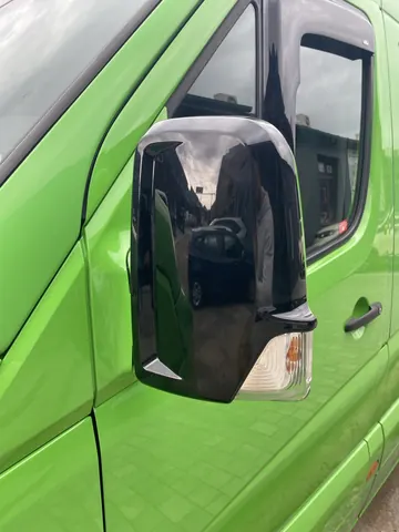 Накладки на дзеркала BlackEdition (2 шт., пласт) для Mercedes Sprinter W906 2006-2018 рр — Mercedes Sprinter W906 2006–2018 гг. DianaParts