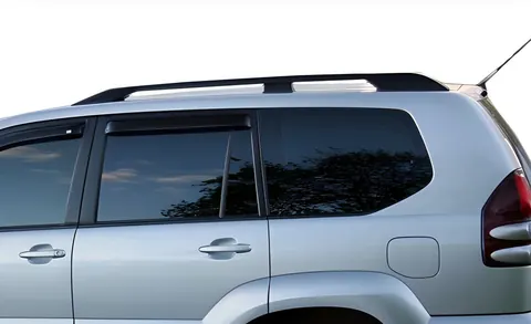 Рейлінги оригінальний дизайн (2 шт) для Toyota Land Cruiser Prado 120 2002-2009 рр — Toyota Land Cruiser Prado 120 2002-2009 гг. DianaParts