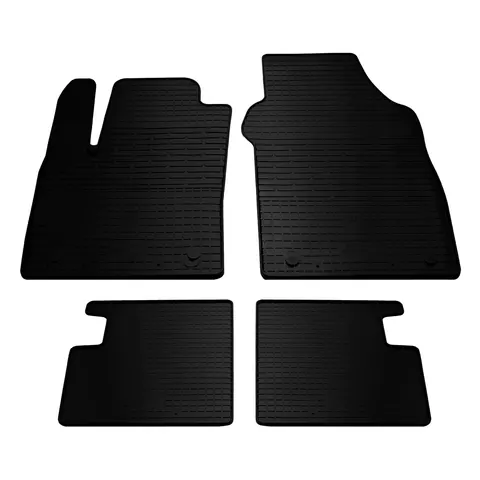 Гумові килимки 500 (4 шт, Stingray Premium) для Fiat 500/500L 2013-2022 рр — Fiat 500/500L 2013-2022 гг. DianaParts