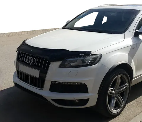 Дефлектор капоту (Eurocap) для Ауди Q7 2005-2015 рр — Audi Q7 2005-2015 гг. DianaParts