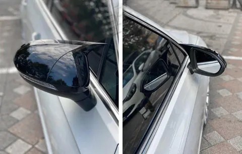 Накладки на дзеркала BMW-Style (2 шт) для Opel Astra K 2016-2021 рр — Opel Astra K 2016-2021 гг. DianaParts