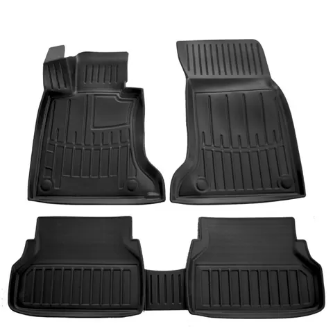 Килимки Stingray 3D (2WD) (5 шт, поліуретан) для BMW 5 серія E60/E61 2003-2010 рр — BMW 5 серия E60/E61 2003-2010 гг. DianaParts