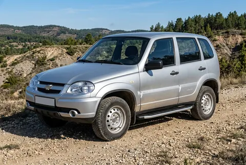 Бокові пороги Fullmond (2 шт., алюміній) для Chevrolet Niva 1998-2020 рр — Chevrolet Niva 1998-2020 гг. DianaParts