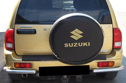 Задній захист AK003 (нерж) для Suzuki Vitara 1998-2006 рр — Suzuki Vitara 1998-2006 гг. DianaParts