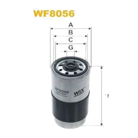 Фільтр паливний Volkswagen Passat B5 1.9TDI, Audi 80-100, A4-A6 1.6-1.9-2.4-2.5D, TD WIX FILTERS
