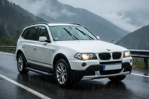 Бокові пороги Vision New Black (2 шт., Алюміній) для BMW X3 E83 2003-2010 рр — BMW X3 E83 2003-2010 гг. DianaParts