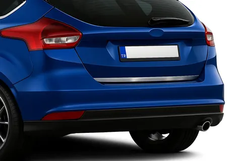 Кромка багажника 2015-2017 (Хетчбек, нерж) для Ford Focus III рр — Ford Focus III 2011-2017 гг. DianaParts