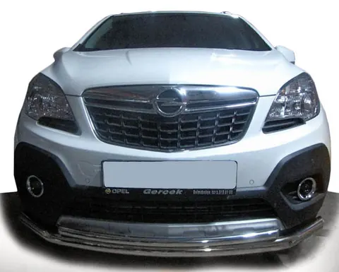 Передній захист ST014 (нерж) для Opel Mokka 2012-2021 рр — Opel Mokka 2012-2021 гг. DianaParts