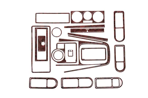 Накладки на панель Дерево для Volkswagen Golf 4 1997-2006 рр — Volkswagen Golf 4 1997-2006 гг. DianaParts