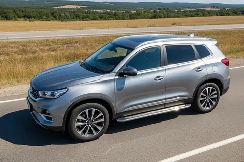 Бокові пороги Maydos V2 (2 шт., алюміній) для Chery Tiggo 7 2020- рр — Chery Tiggo 7 2020- гг. DianaParts