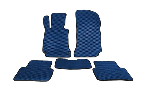 Килимки EVA (Синій) для Mercedes C-class W204 2007-2015 рр — Mercedes C-class W204 2007-2015 гг. DianaParts