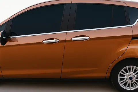 Накладки на ручки (4 шт., нерж.) OmsaLine - Італійська нержавійка для Ford B-Max 2012-2017 рр — Ford B-Max 2012-2017 гг. DianaParts