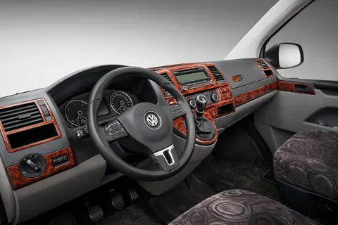 Накладки на панель Дерево для Volkswagen T5 2010-2015 рр — Volkswagen T5 2010-2015 гг. DianaParts