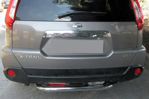 Задня скоба AK007 (2 шт., нерж.) для Nissan X-trail T31 2007-2014 рр — Nissan X-trail T31 2007-2014 гг. DianaParts