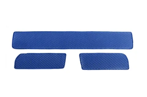 Килимки на пороги (3 шт, EVA, сині) для Volkswagen Crafter 2006-2016 рр — Volkswagen Crafter 2006-2016 гг. DianaParts