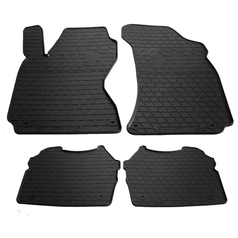 Гумові килимки (4 шт, Stingray Premium) для Skoda Superb 2001-2009 рр — Skoda Superb 2001-2009 гг. DianaParts