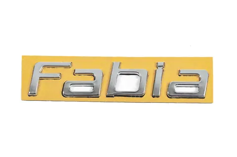 Напис Fabia (125 мм на 25мм) для Skoda Fabia 2007-2014 рр — Skoda Fabia 2007-2014 гг. DianaParts