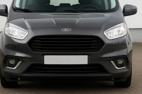 Накладки на противотуманки (2018-2026, 2 шт, нерж) Carmos - Турецька сталь для Ford Courier рр — Ford Courier 2014-2023 гг. DianaParts