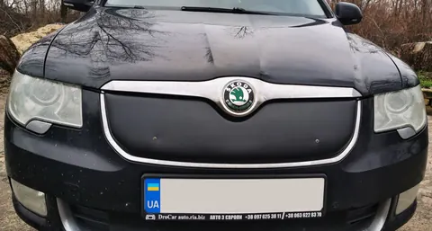 Зимова накладка на решітку (Верхня, 2008-2013) Матова для Skoda Superb рр — Skoda Superb 2009-2015 гг. DianaParts