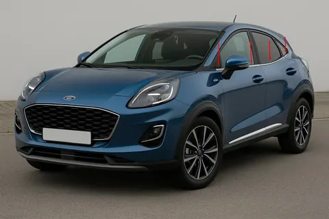 Нижня окантовка вікон (8 шт, нерж) для Ford Puma 2019- рр — Ford Puma 2019- гг. DianaParts