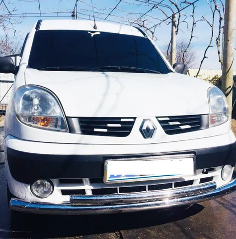 Передній захист ST014 (нерж.) d60/42 для Renault Kangoo 1998-2008 рр — Renault Kangoo 1998-2008 гг. DianaParts