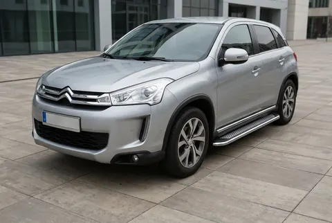 Бокові пороги Maydos V2 (2 шт., алюміній -2026 нерж) для Citroen C-4 Aircross 2012-2017 рр — Citroen C-4 Aircross 2012-2017 гг. DianaParts