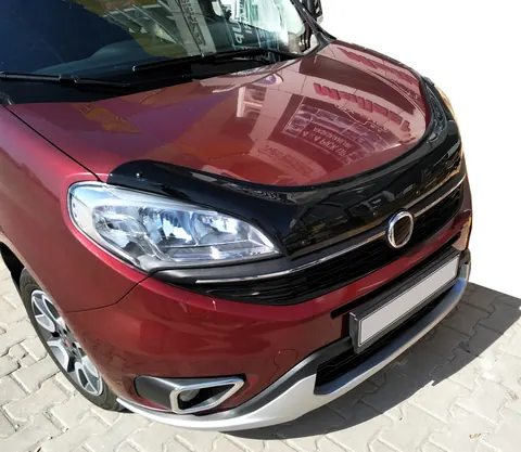 Дефлектор капота EuroCap (2015-2026) для Fiat Doblo II рр — Fiat Doblo II 2010-2022 гг. DianaParts