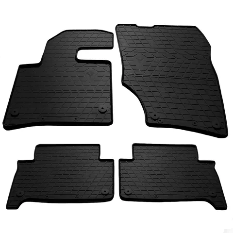 Гумові килимки (4 шт, Stingray Premium) для Ауди Q7 2005-2015 рр — Audi Q7 2005-2015 гг. DianaParts